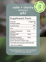 calm + clarity (ah!)