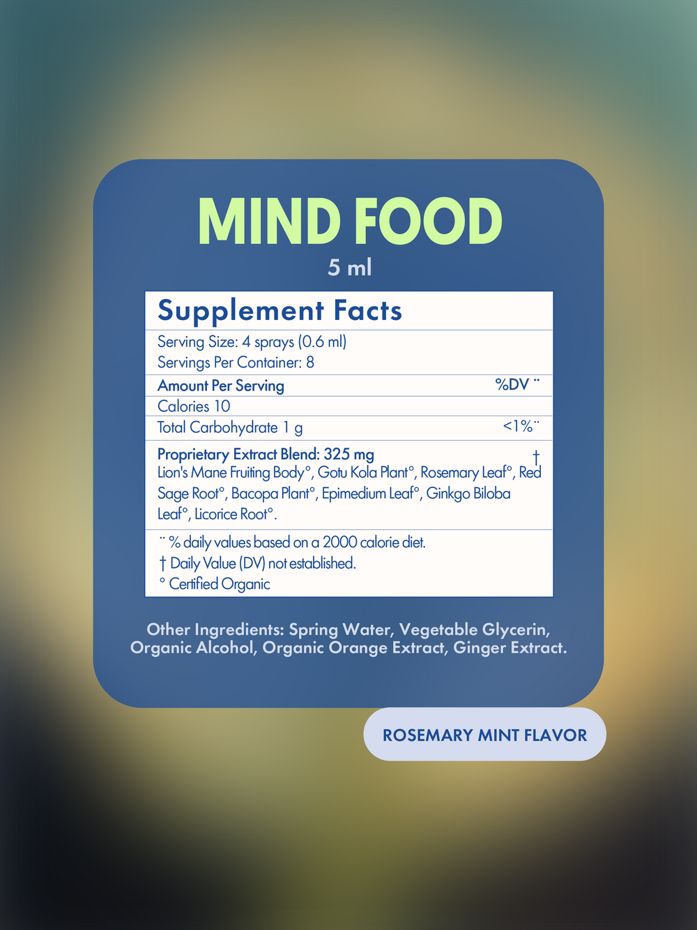 MIND FOOD