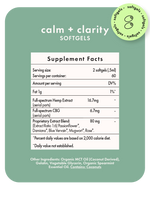 calm + clarity (ah!)